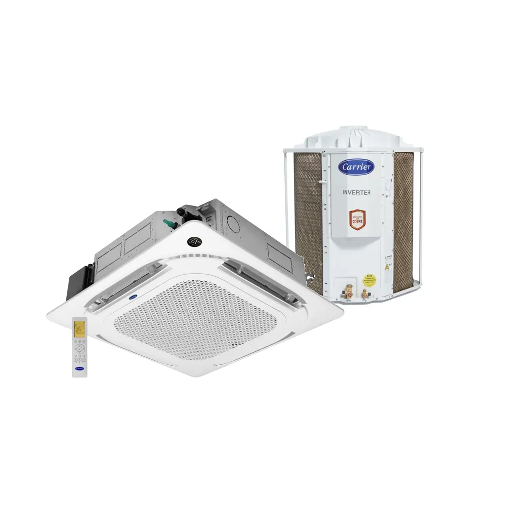 Ar-Condicionado Cassete Carrier 4 Vias Inverter 24.000 BTUs Frio 220V