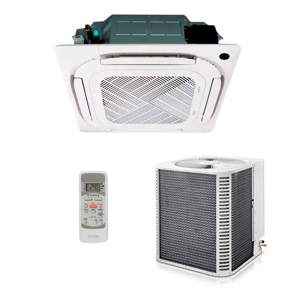 Ar-Condicionado Cassete Elgin 4 Vias Inverter 18.000 BTUs Frio 220V