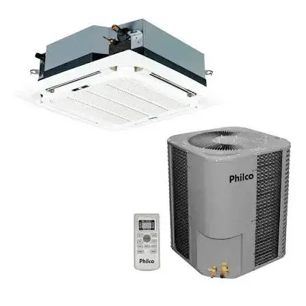 Ar-Condicionado Cassete Philco 4 Vias Inverter 12.000 BTUs Frio 220V