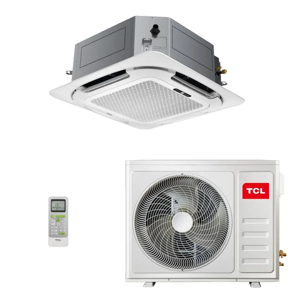 Ar-Condicionado Cassete TCL 4 Vias Inverter 12.000 BTUs Frio 220V