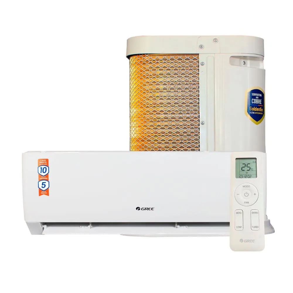 Ar-Condicionado Split Hi Wall Gree G-Top Auto Connection 24.000 BTUs Frio 220V