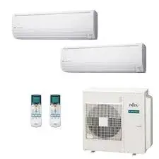 Ar-Condicionado Multi Split Fujitsu Multi Split Inverter 2 Ambientes 14.000 BTUs Quente/Frio 220V