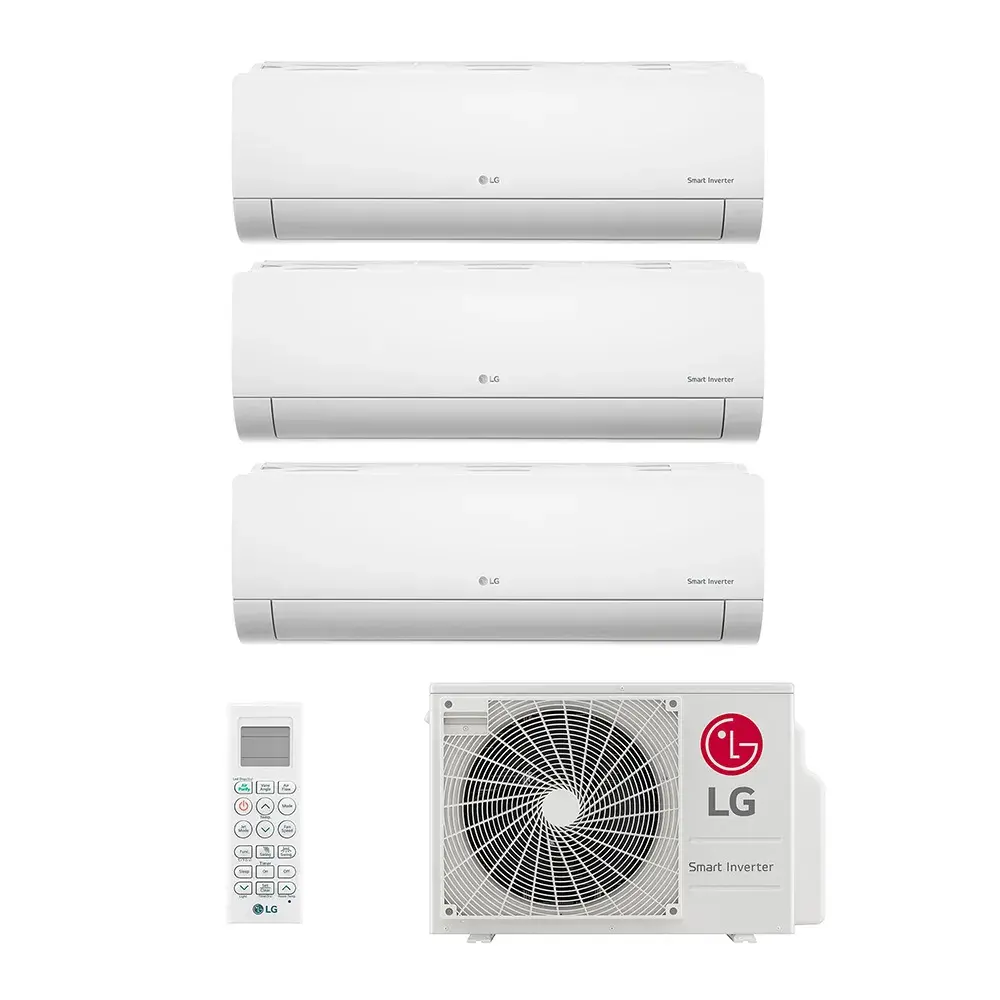 Ar-Condicionado Multi Split LG Multi Split Inverter 3 Ambientes 24.000 BTUs Quente/Frio 220V