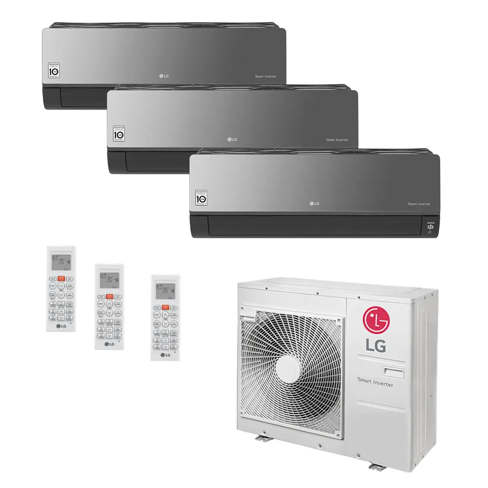 Ar-Condicionado Multi Split LG Multi Split Inverter 3 Ambientes 30.000 BTUs Quente/Frio 220V