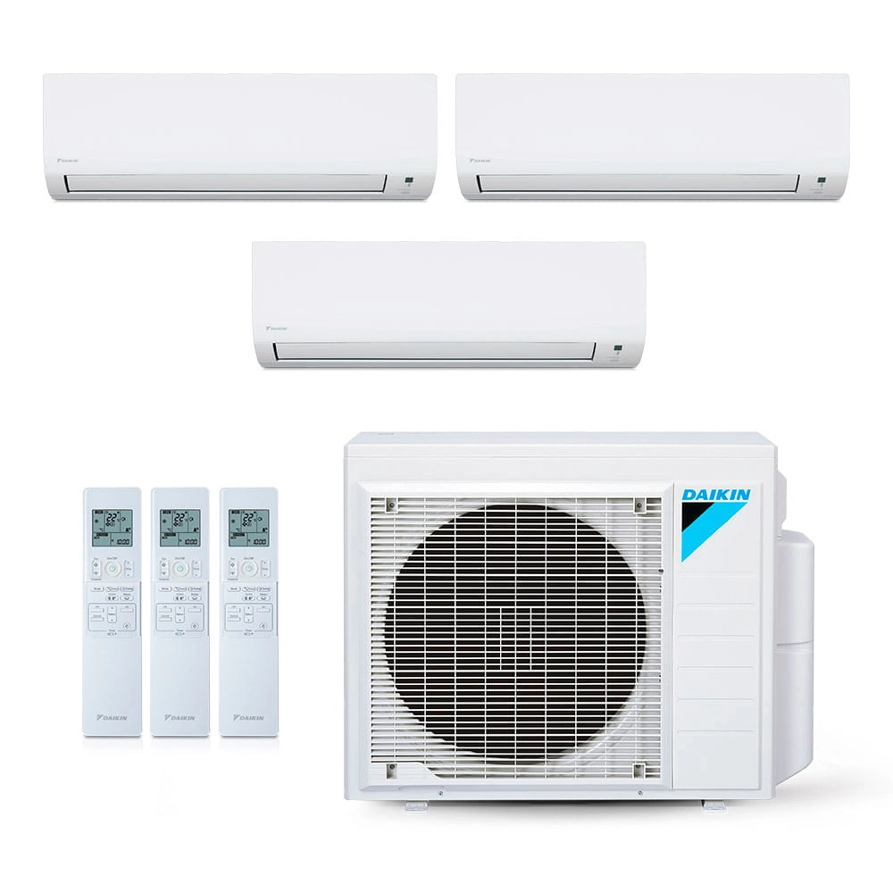Ar-Condicionado Multi Split Daikin Multi Split Inverter 3 Ambientes 24.000 BTUs Quente/Frio 220V
