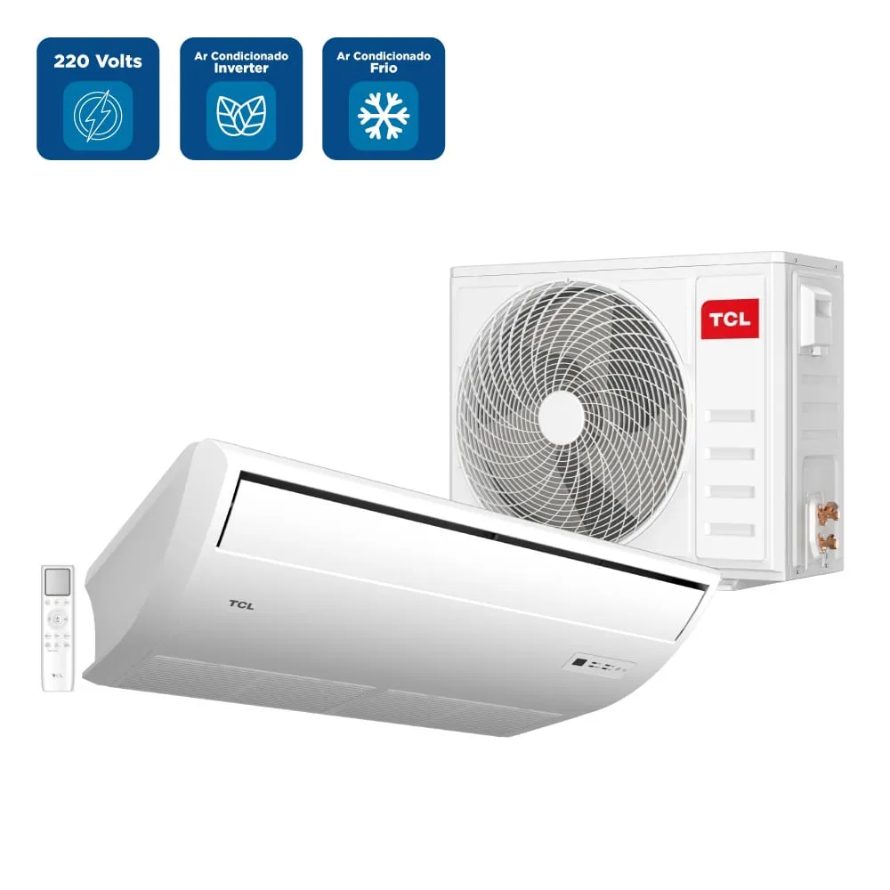 Ar-Condicionado Piso Teto TCL Piso Teto Inverter 36.000 BTUs Frio 220V